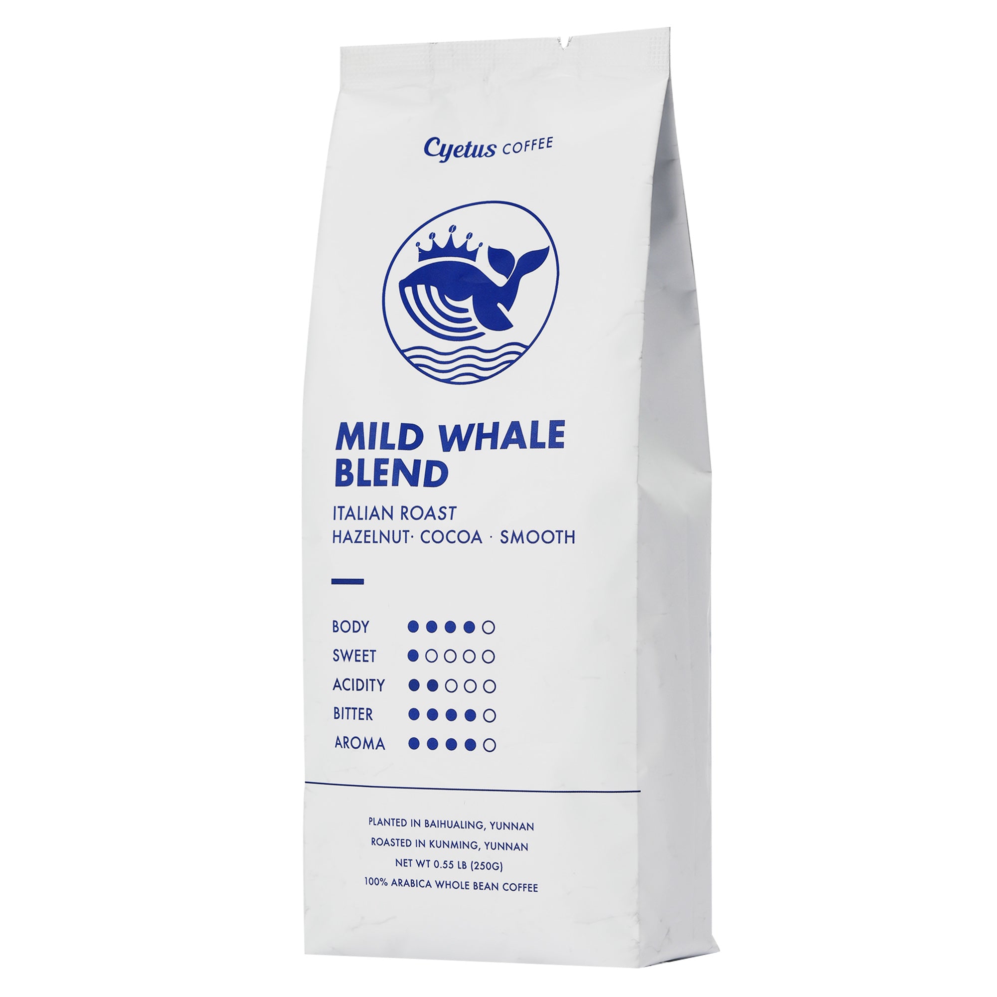 Mighty Whale Blend Coffee Beans,100% Arabica,Two Packs