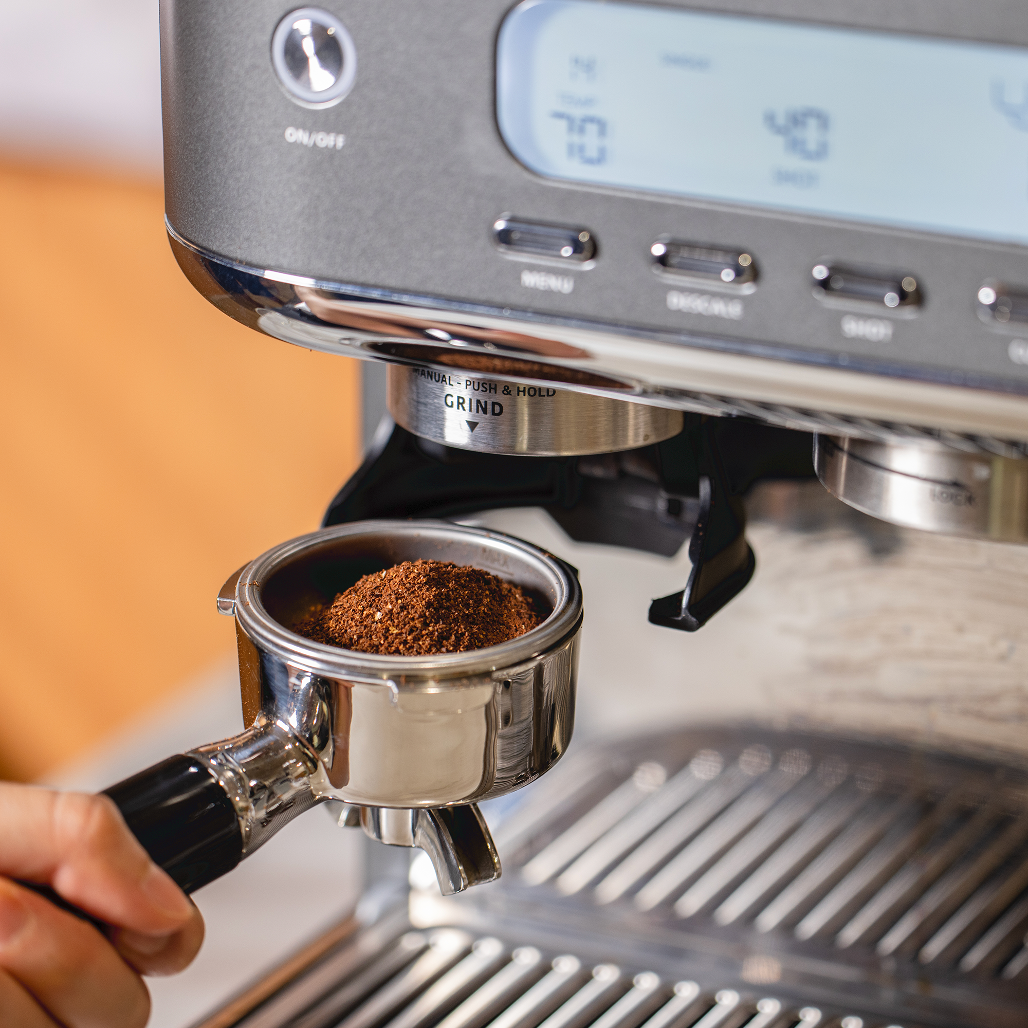 Sage The Barista Pro SES878 Coffee Espresso Maker Machine Silver/Black  Kitchen