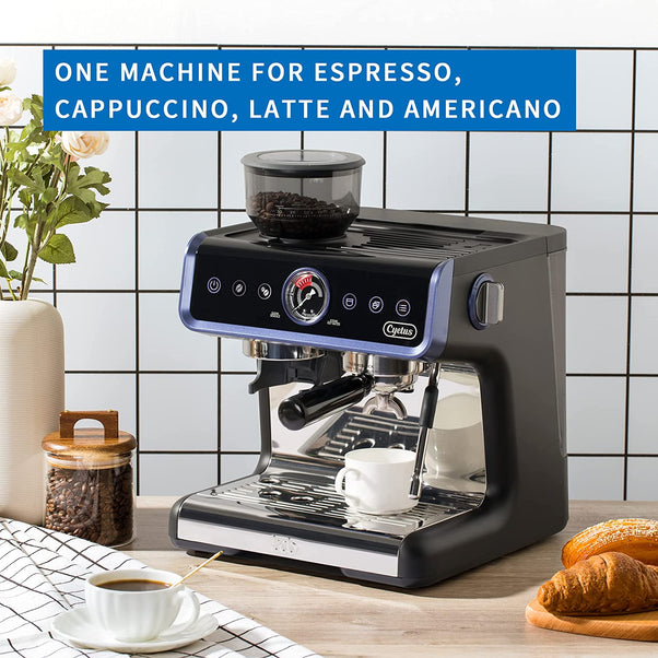 Cyetus Coffee Machine Classic 1 - All in One Home Barista Semi-Auto Espresso Machine